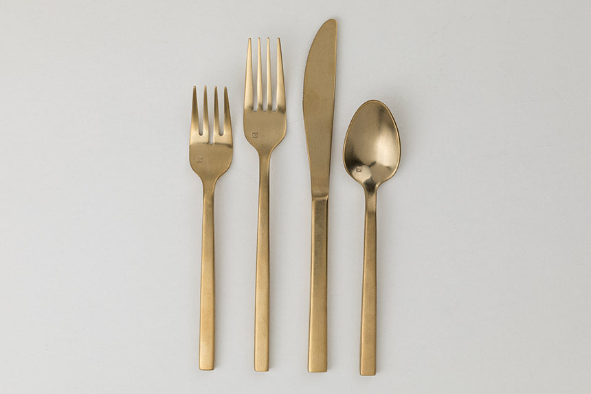 Tableware Flatware Arezzo Gold Tablespoon