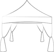 Tent Pole Curtains