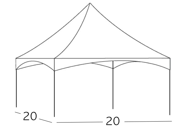Tent [Frame - 20 x 20 High Peak Tent]