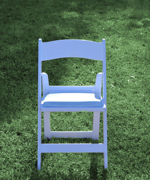 Chair [Folding - Padded White]