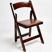 Chair [Folding - Padded Walnut]
