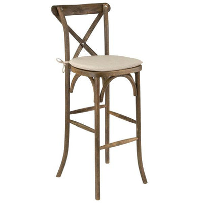 Chair [X-Back Driftwood Farmhouse - Stool]